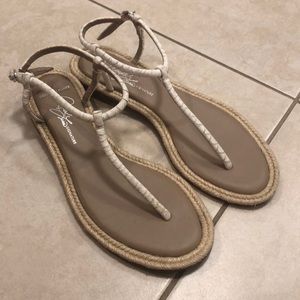 Donald J Pliner & Lisa Leather Thong Sandal